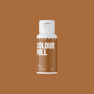 Colour Mill Oil Based Gel Colour - CLAY 20ml - Χρώμα Σοκολάτας σε Τζελ Καφέ/Καστανό