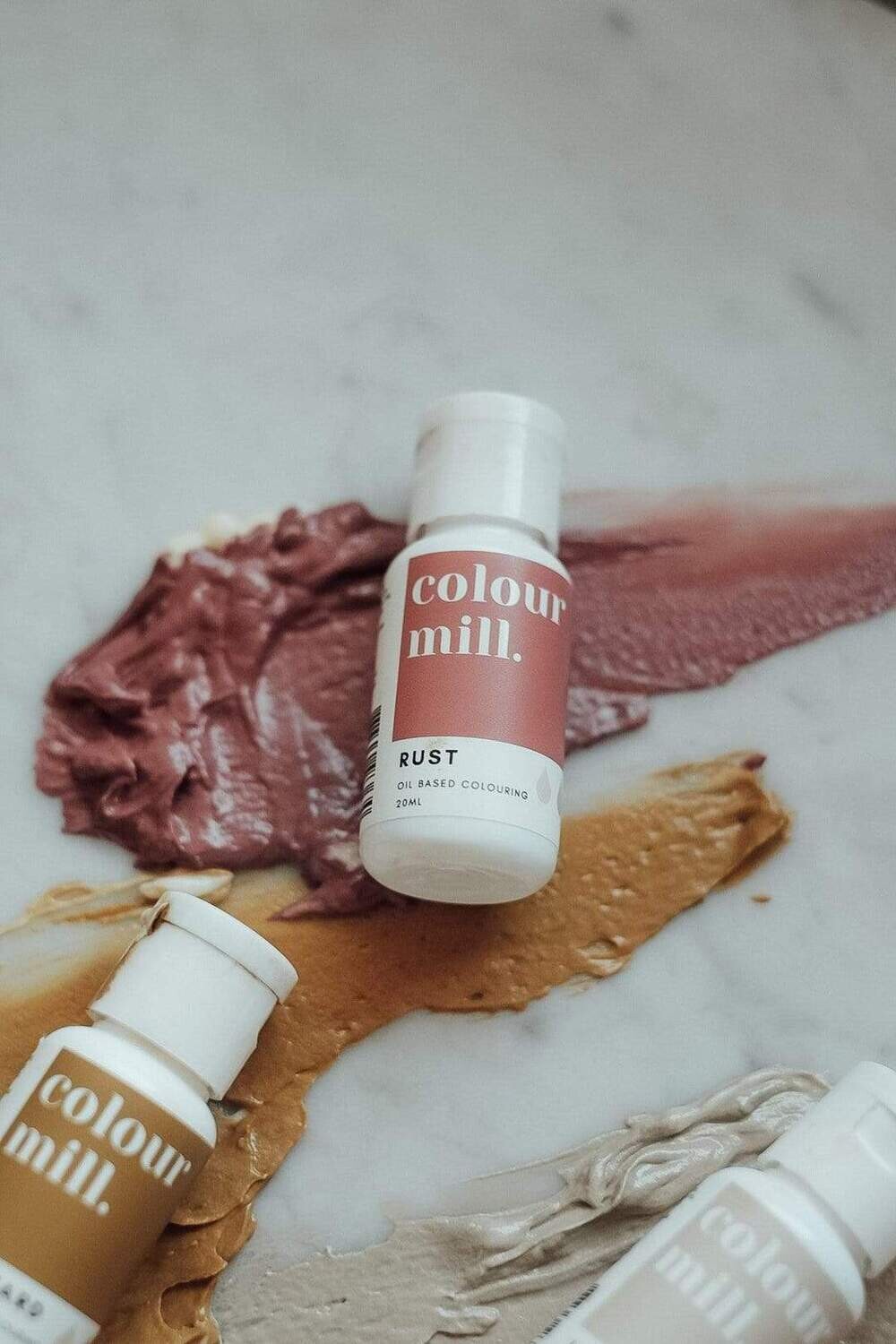 Colour Mill Oil Based Gel Colour - RUST 20ml - Χρώμα Σοκολάτας σε Τζελ Καφέ της Σκουριάς
