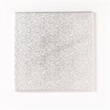 Cake Drum SQUARE Silver 15cm (6") - Ασημένια Τετράγωνη Βάση 15εκ - Πάχος 1,3εκ