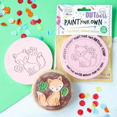 SALE!!! Sweet Stamp -Paint Your Own -FOX - Σφραγίδα Αλεπού