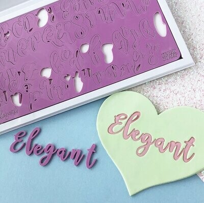 SALE!!! Sweet Stamp -Fonts -LARGE -ELEGANT - Σφραγίδες Γράμματα Μεγάλο Μέγεθος Elegant