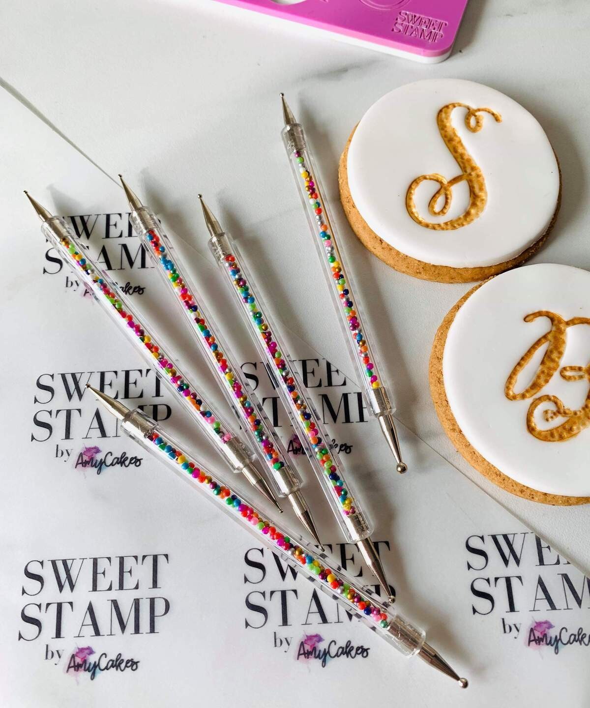 SALE!!! Sweet Stamp Double Ended Texture Tools - Σετ 5τεμ  Εργαλεία Σχεδιασμού Διπλής Όψης