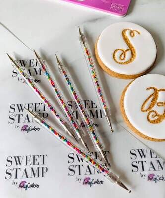 SALE!!! Sweet Stamp Double Ended Texture Tools - Σετ 5τεμ  Εργαλεία Σχεδιασμού Διπλής Όψης