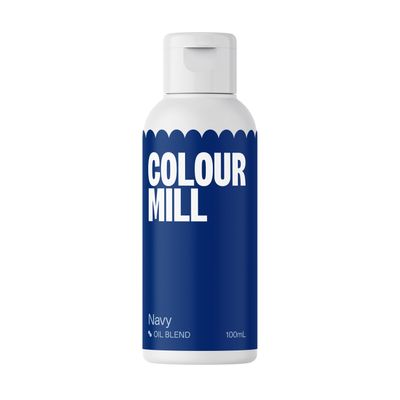 Colour Mill Oil Based Gel Colour - NAVY 100ml - Χρώμα Σοκολάτας σε Τζελ Ναυτικό Μπλε