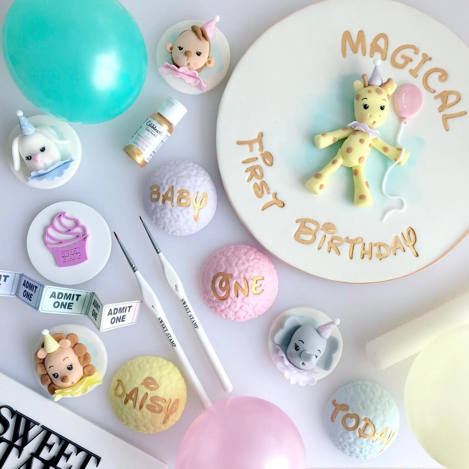 SALE!!! Sweet Stamp -Fonts -MEDIUM -MAGICAL - Σφραγίδες Γράμματα Μεσαίο Μέγεθος Disney/Ντίσνεϋ