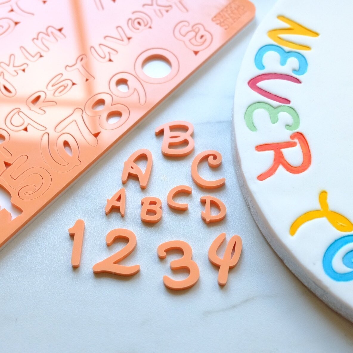 SALE!!! Sweet Stamp -Fonts -MEDIUM -MAGICAL - Σφραγίδες Γράμματα Μεσαίο Μέγεθος Disney/Ντίσνεϋ
