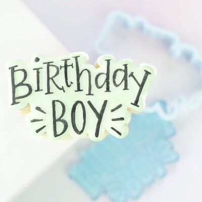 SALE!!! Sweet Stamp -OUTboss Stamp 'n Cut -BIRTHDAY BOY - Κουπ Πατ και Σφραγίδα BIRTHDAY BOY