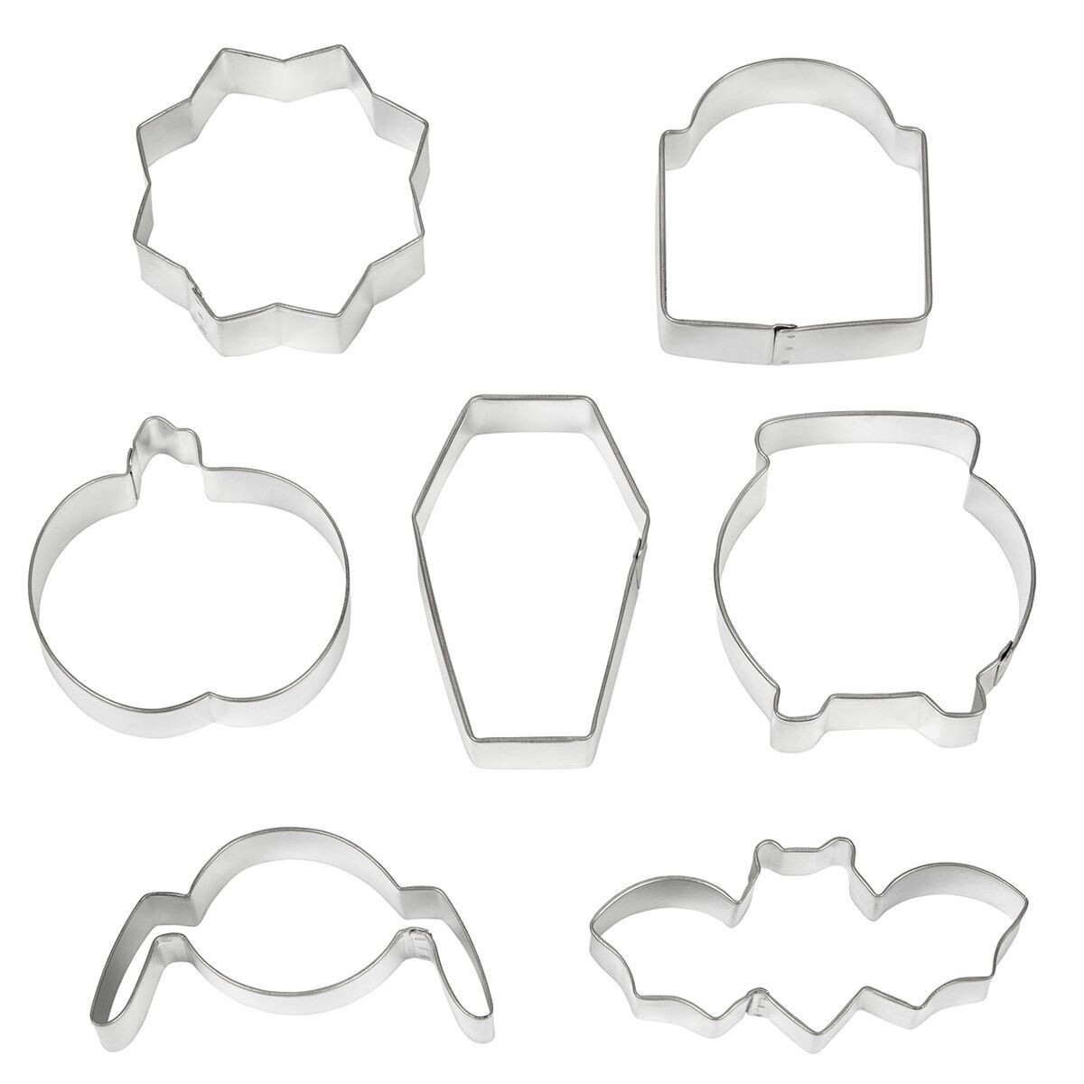SALE!!! Wilton HALLOWEEN Cookie Cutter Haunted House Set 7 - Σετ 7τεμ Κουπ πατ με θέμα το HALLOWEEN