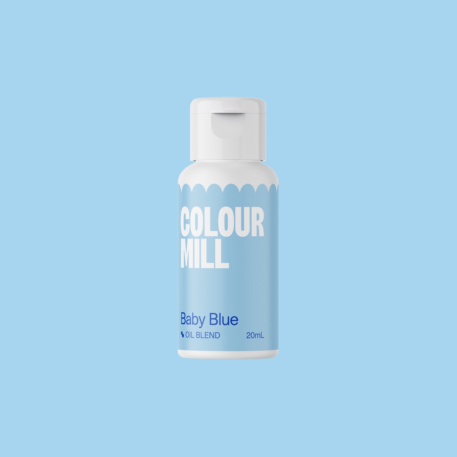 Colour Mill Oil Based Gel Colour - BABY BLUE 100ml - Χρώμα Σοκολάτας σε Τζελ Απαλό Γαλάζιο