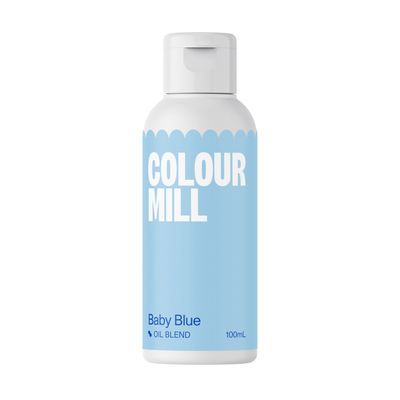Colour Mill Oil Based Gel Colour - BABY BLUE 100ml - Χρώμα Σοκολάτας σε Τζελ Απαλό Γαλάζιο