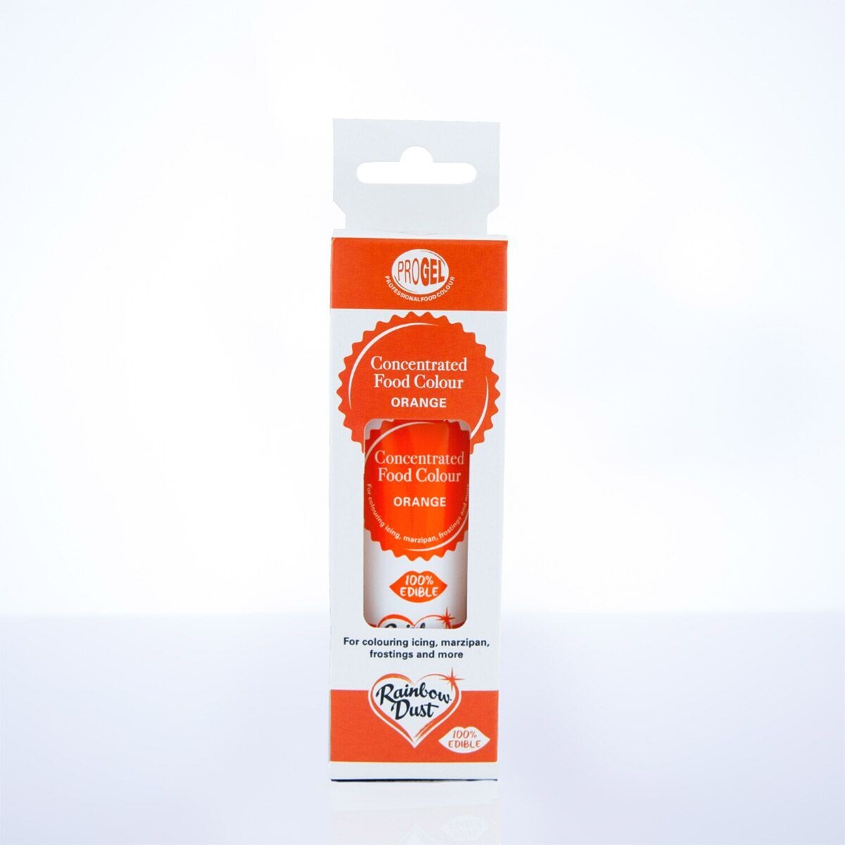Rainbow Dust ProGel® -ORANGE -Χρώμα Τζελ Πορτοκαλί 25γρ