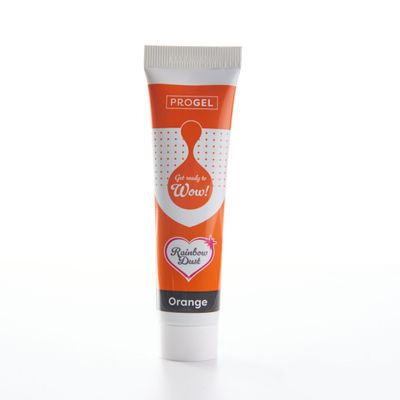 Rainbow Dust ProGel® -ORANGE -Χρώμα Τζελ Πορτοκαλί 25γρ