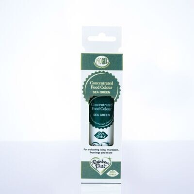 Rainbow Dust ProGel® -SEA GREEN Χρώμα Τζελ  Πράσινο της Θάλασσας 25γρ