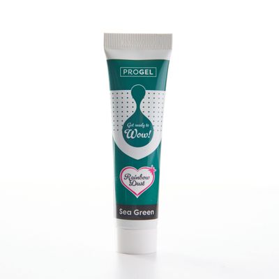 Rainbow Dust ProGel® -SEA GREEN Χρώμα Τζελ  Πράσινο της Θάλασσας 25γρ