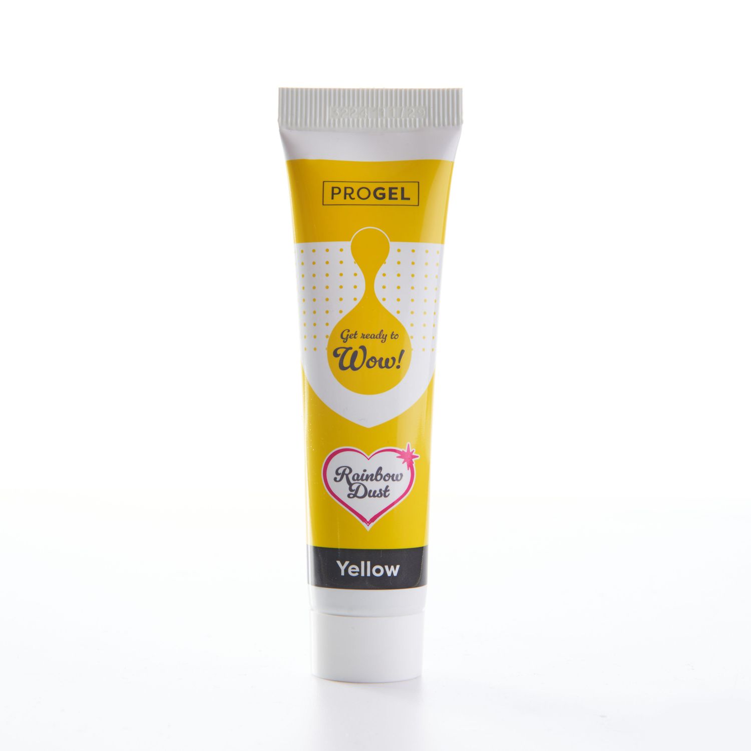 Rainbow Dust ProGel® -YELLOW -Χρώμα Τζελ  Κίτρινο 25γρ