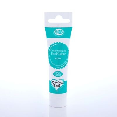Rainbow Dust ProGel® -AQUA -Χρώμα Τζελ Υδάτινο μπλε 25γρ