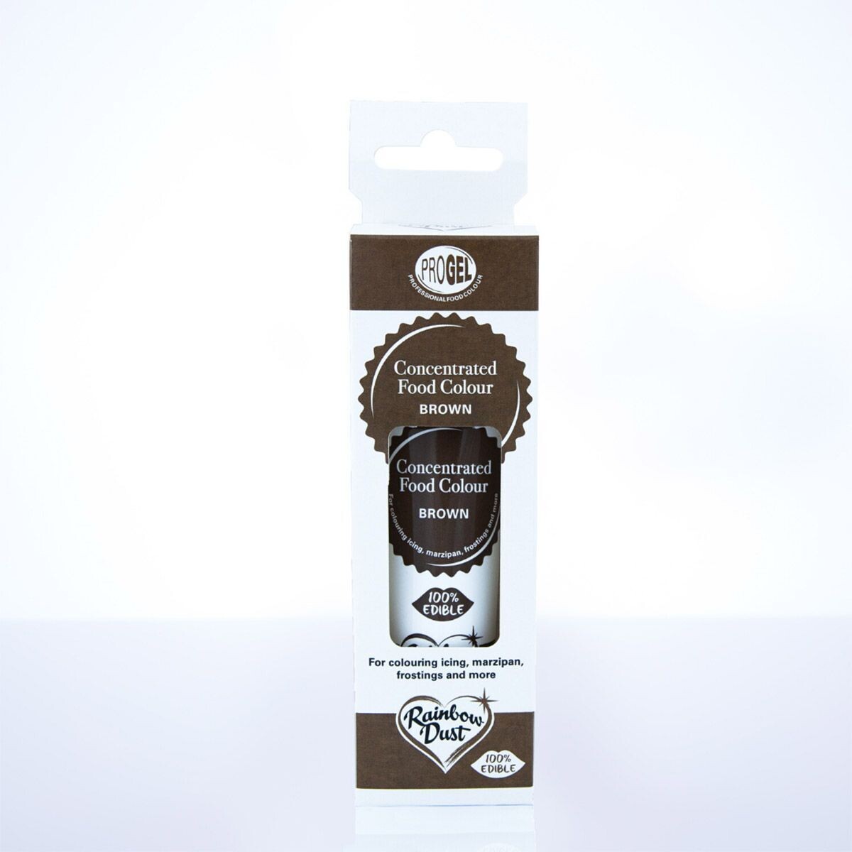 Rainbow Dust ProGel® -BROWN -Χρώμα Τζελ Καφέ 25γρ