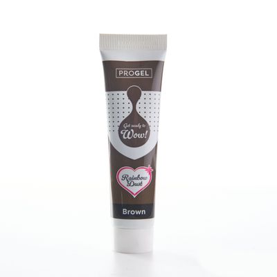 Rainbow Dust ProGel® -BROWN -Χρώμα Τζελ Καφέ 25γρ
