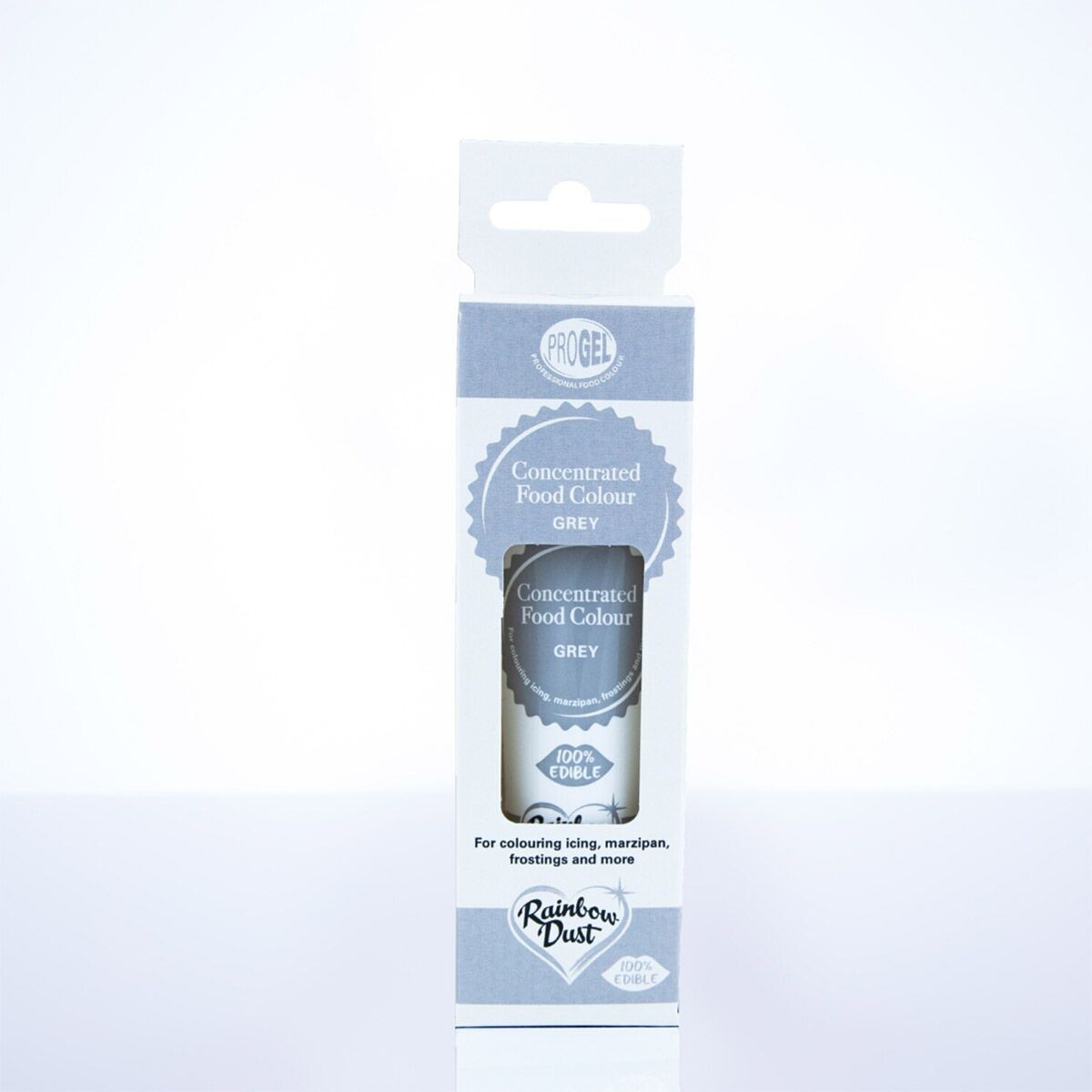 Rainbow Dust ProGel® -GREY -Χρώμα Τζελ  Γκρι 25γρ