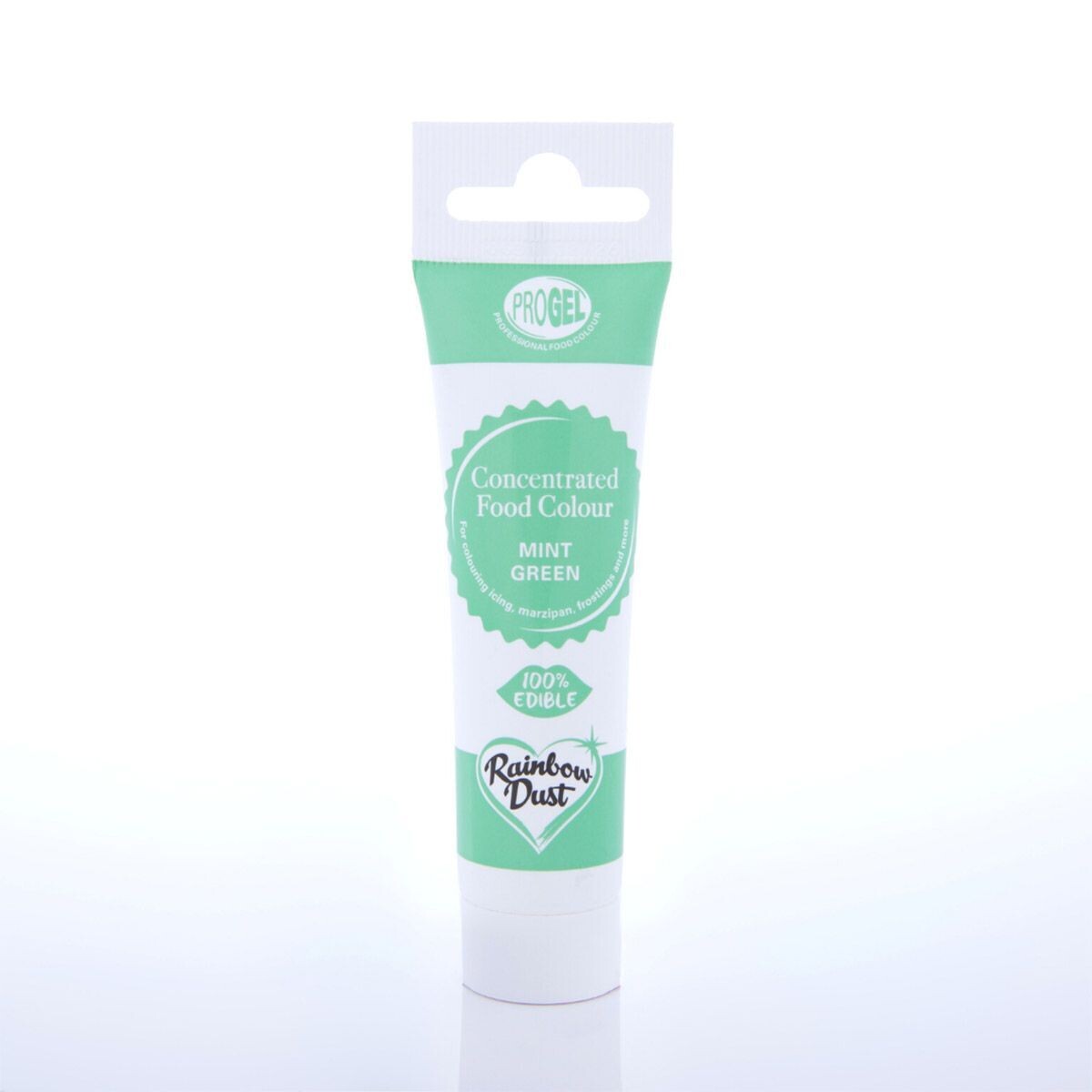 Rainbow Dust ProGel® -MINT GREEN -Χρώμα Τζελ  Πράσινο της Μέντας 25γρ