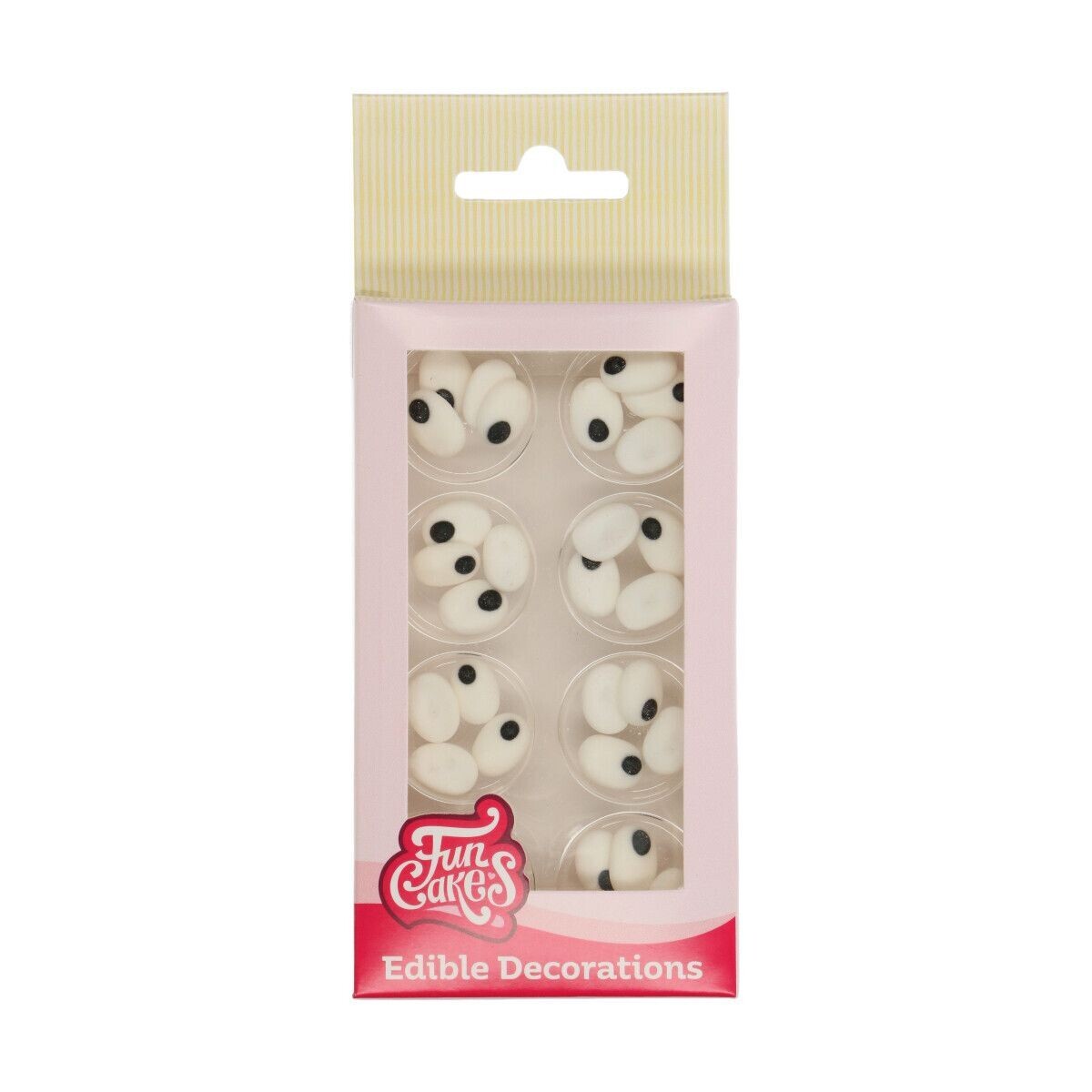 FunCakes Sugar Decorations -OVAL EYES 32 τμχ - Βρώσιμα Ζαχαρωτά Μάτια Οβάλ