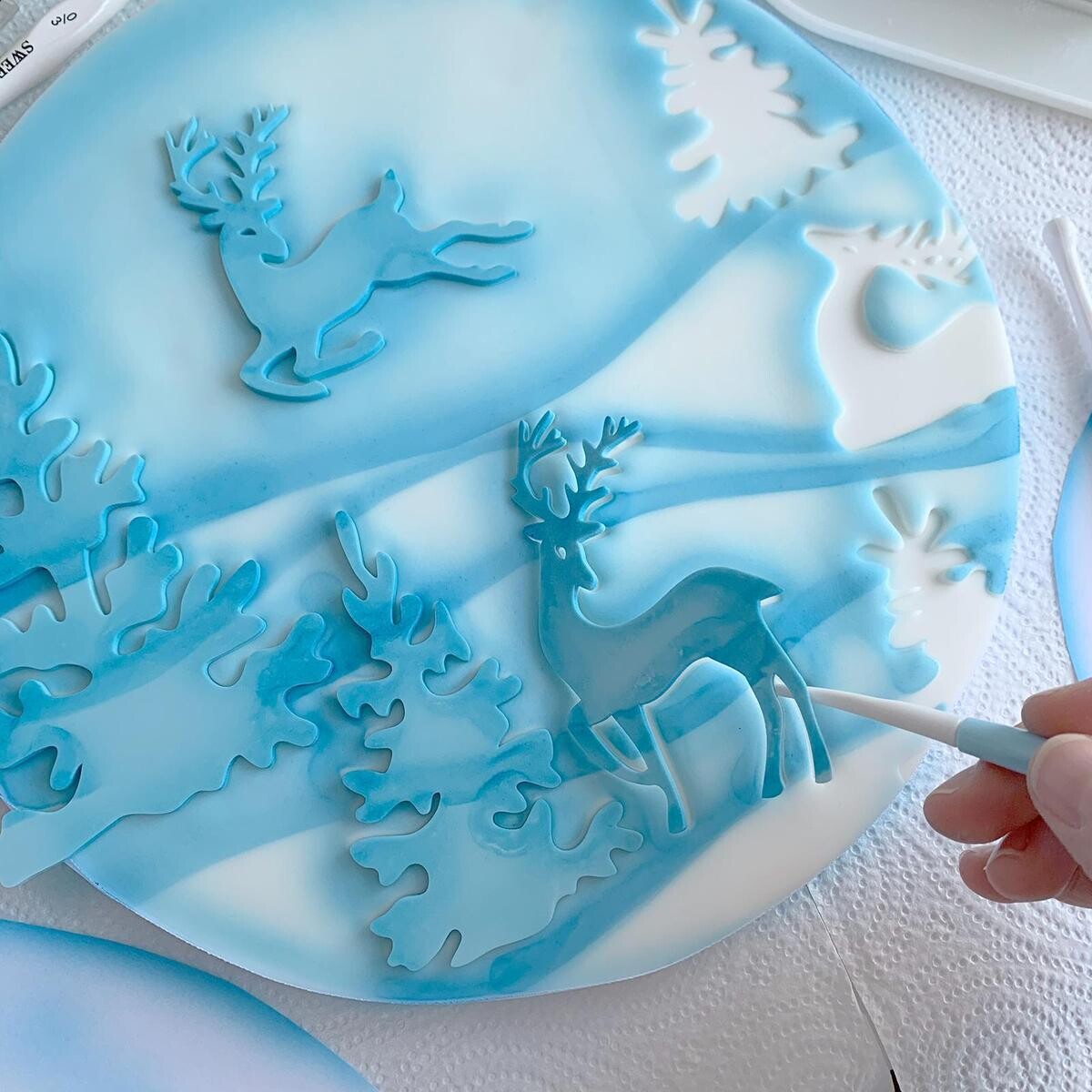 SALE!!! Sweet Stamp -Embosser -WINTER WONDERLAND ELEMENTS - Χριστουγεννιάτικες Σφραγίδες Τάρανδοι και Χριστουγεννιάτικα Δέντρα