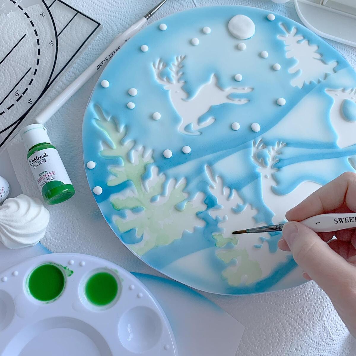 SALE!!! Sweet Stamp -Embosser -WINTER WONDERLAND ELEMENTS - Χριστουγεννιάτικες Σφραγίδες Τάρανδοι και Χριστουγεννιάτικα Δέντρα