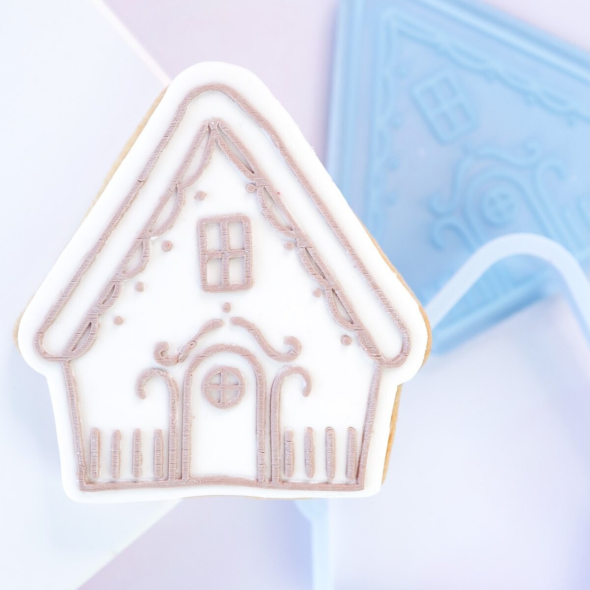 SALE!!! Sweet Stamp -OUTboss Stamp 'n Cut - GINGERBREAD HOUSE 2- Κουπ Πατ και Σφραγίδα Μπισκοτόσπιτο 2 Χαμηλό