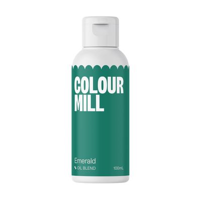 Colour Mill Oil Based Gel Colour - EMERALD 100ml - Χρώμα Σοκολάτας σε Τζελ Πράσινο Σμαραγδί