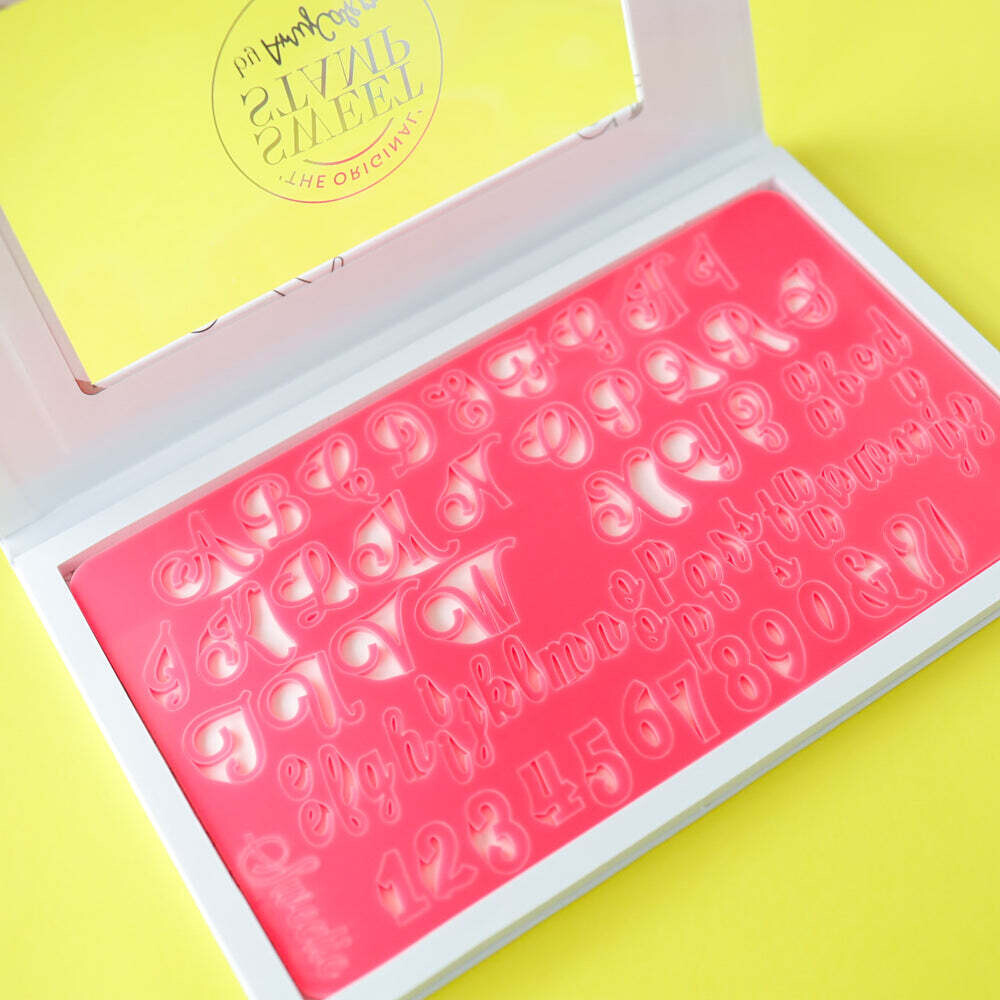 SALE!!! Sweet Stamp -Fonts -MEDIUM -SWEETIE - Σφραγίδες Γράμματα Μεσαίο Μέγεθος