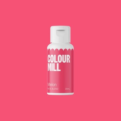 Colour Mill Oil Based Gel Colour - MELON 20ml - Χρώμα Σοκολάτας σε Τζελ Φούξια του Καρπουζιού