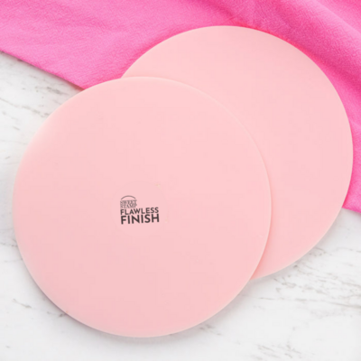 SALE!!! Sweet Stamp FLAWLESS FINISH Ganaching Plates -ROUND 9'' Στρογγυλές Βάσεις/Πλάκες για Επικάλυψη Τούρτας με Γκανάς -23.6εκ -2 τεμ