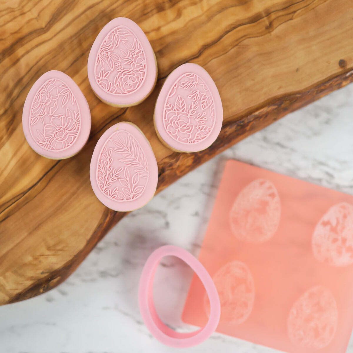 SALE!!! Sweet Stamp- -OUTboss Stamp 'n Cut Mini -FLORAL EGGS - Κουπ Πατ και Μίνι Σφραγίδες Πασχαλινά Αυγά με Λουλούδια