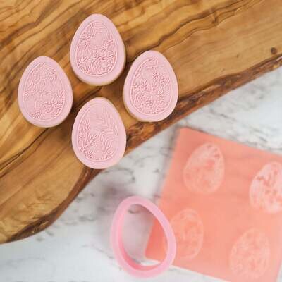 SALE!!! Sweet Stamp- -OUTboss Stamp 'n Cut Mini -FLORAL EGGS - Κουπ Πατ και Μίνι Σφραγίδες Πασχαλινά Αυγά με Λουλούδια