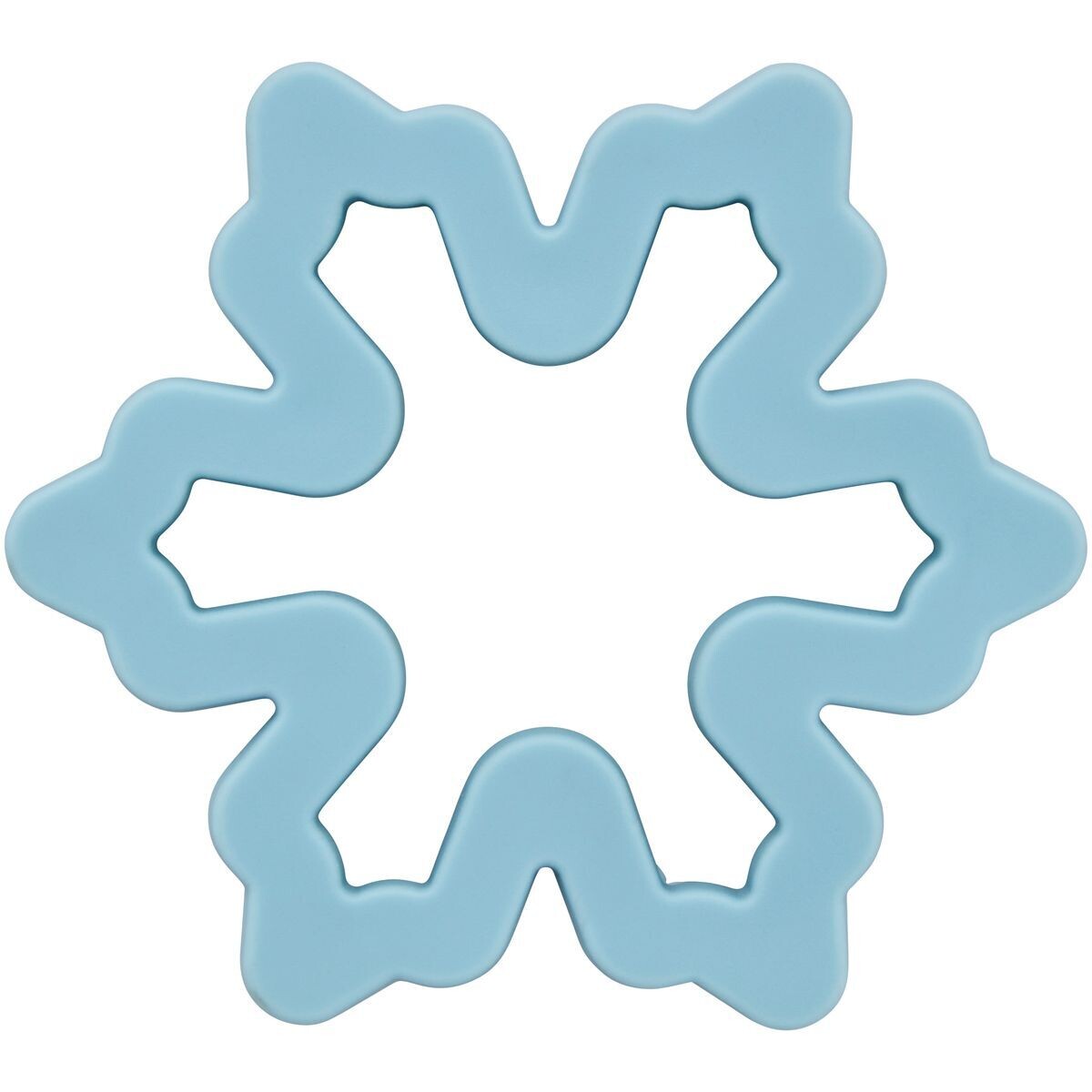 SALE!!! Wilton Metal Grippy Cutter -SNOWFLAKE - Μεταλλικό Κουπ πατ 10.5εκ Χιονονιφάδα με Λαβή σιλικόνης