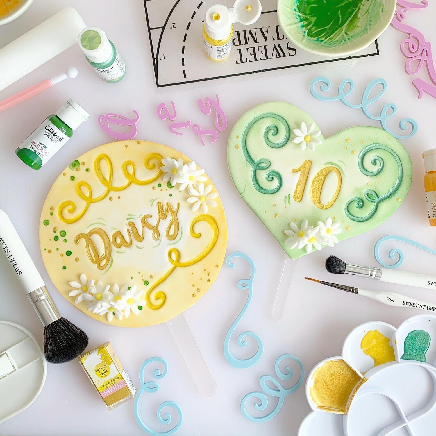 SALES!!! Sweet Stamp -CURLS - Σετ Σφραγίδες Λαχούρια