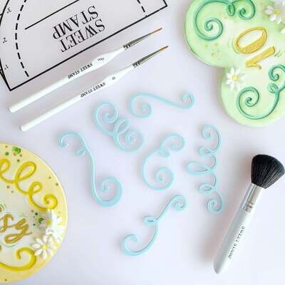 SALES!!! Sweet Stamp -CURLS - Σετ Σφραγίδες Λαχούρια