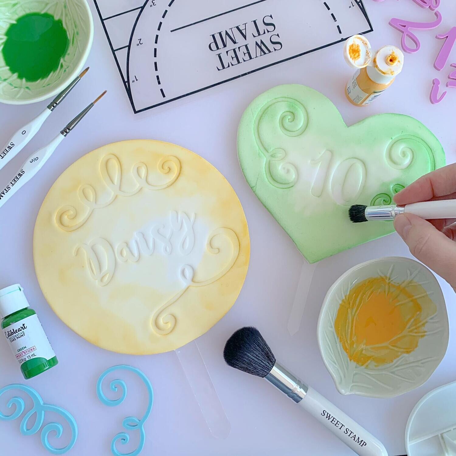 SALES!!! Sweet Stamp -CURLS - Σετ Σφραγίδες Λαχούρια