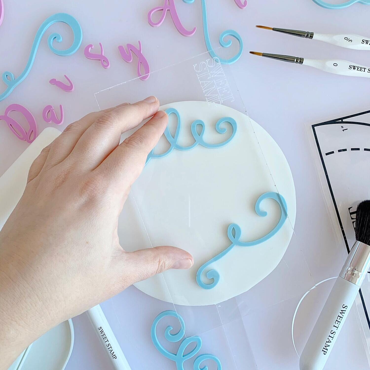 SALES!!! Sweet Stamp -CURLS - Σετ Σφραγίδες Λαχούρια