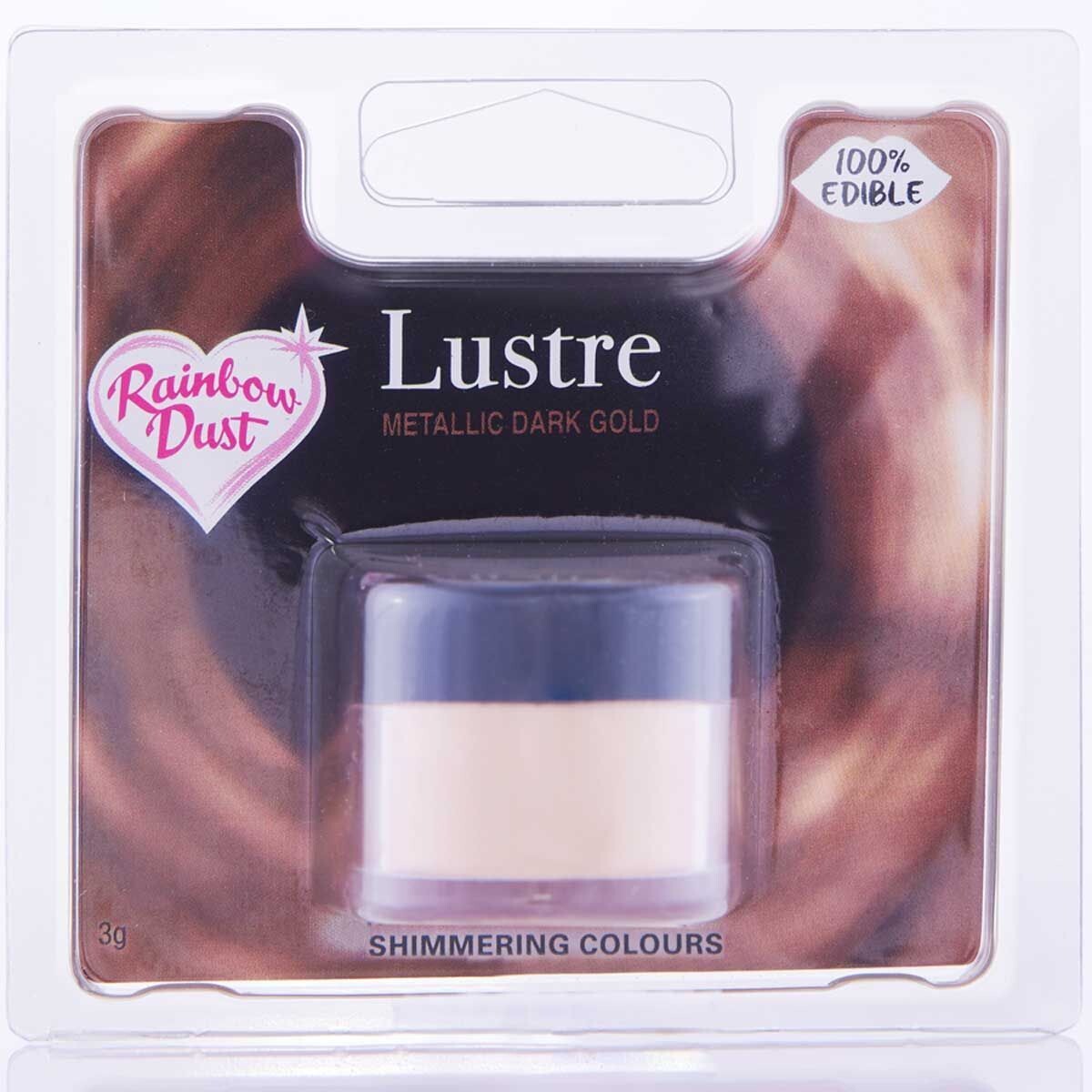 Rainbow Dust Edible Dust -Metallic DARK GOLD -Βρώσιμη Σκόνη Μεταλλική Σκούρο Χρυσό