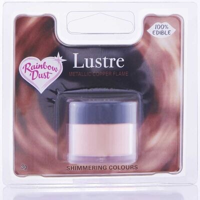Rainbow Dust Edible Dust -Metallic COPPER FLAME -Βρώσιμη Σκόνη Μεταλλική Χάλκινο