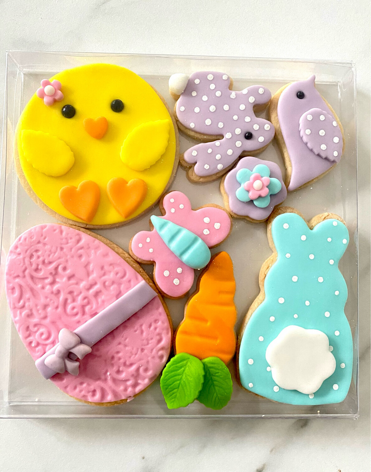 CLEAR LIDDED BOX for COOKIES  - Διάφανο Τετράγωνο Κουτί για μπισκότα με καπάκι 18εκ x 18εκ x 2εκ - ΜΟΝΟ ΓΙΑ ΠΑΡΑΛΑΒΗ ΑΠΟ ΤΟ ΚΑΤΑΣΤΗΜΑ