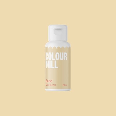Colour Mill Oil Based Gel Colour - SAND 20ml - Χρώμα Σοκολάτας σε Τζελ Μπεζ της Άμμου