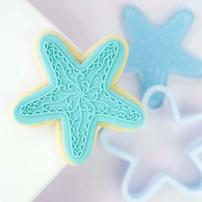 SALE!!! Sweet Stamp -OUTboss Stamp 'n Cut -STARFISH- Κουπ Πατ και σφραγίδα Αστερίας