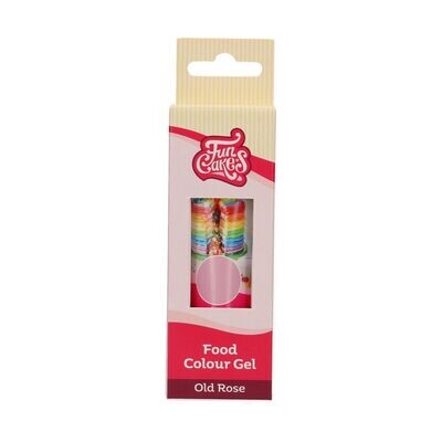 FunCakes FunColours GEL -OLD ROSE -Χρώμα Τζελ Ροζ Σκούρο - 30γρ