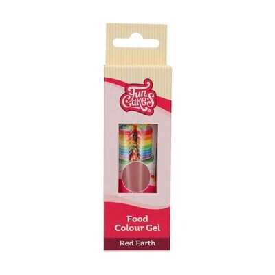 FunCakes FunColours GEL -RED EARTH -Χρώμα Τζελ Σάπιο Μήλο- 30γρ