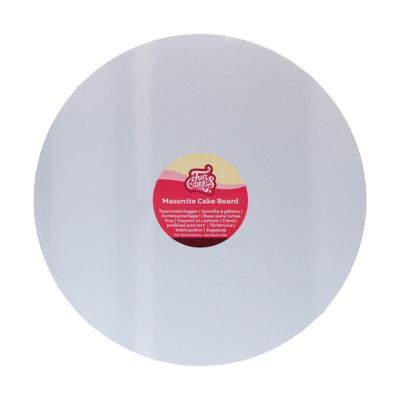 FunCakes Masonite Cake Board WHITE - Βάση τούρτας από τυπωμένο ξύλο σε λευκό 30εκ