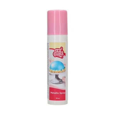 SALE!!! FunCakes Edible Spray -METALLIC BLUE 100ml - Σπρέι Μεταλλικό Γαλάζιο ΑΝΑΛΩΣΗ ΚΑΤΑ ΠΡΟΤΙΜΗΣΗ 30/11/26