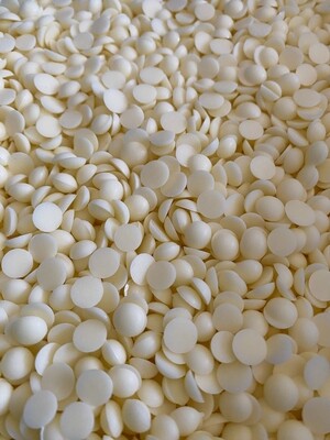 Compound Chocolate Small Drops - 9 κιλά -  Απομίμηση Λευκής Σοκολάτας σε Μικρές σταγόνες με γεύση βανίλια