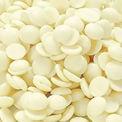 Compound Chocolate Buttons - 1 κιλό - Απομίμηση Λευκής Σοκολάτας σε Κουμπιά με γεύση λευκή σοκολάτα